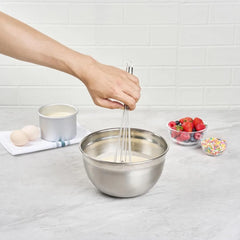 10/12 Inch Manual Egg Beater | Stainless Steel Ball Mixer for Cooking alternate view