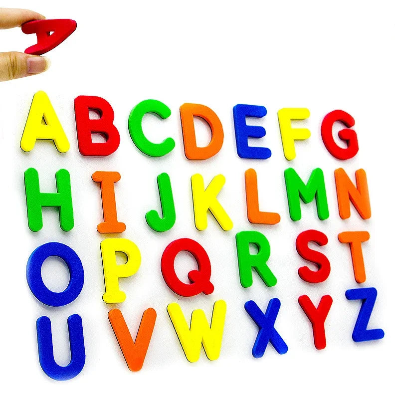 ABC Magnetic English Letter Magnetic Stickers Refrigerator Stickers Educational Children detail view