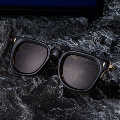 2026 Fashion Square Sunglasses for Men | Luxury UV400 Driving Eyewear detail view