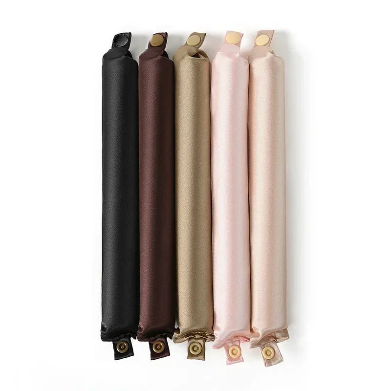 Heatless Hair Curler Set | Satin Flexi Rods for Overnight Curls lifestyle view