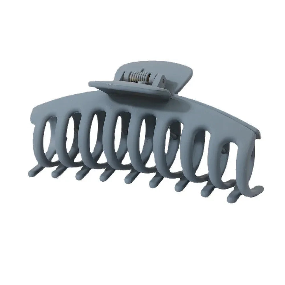Korean Solid Large Hair Claws Elegant Frosted Acrylic Hair Clips Hairpins Barrettes Headwear for Women Girls Hair Accessories