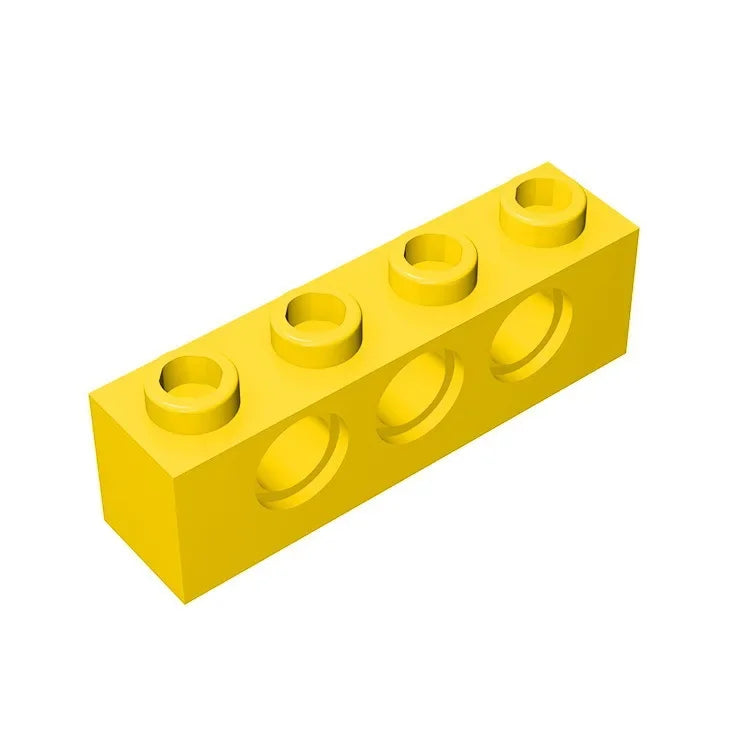 Gobricks GDS-625 Technical Brick 1x4 3-Hole | Compatible with Lego 3701 additional angle
