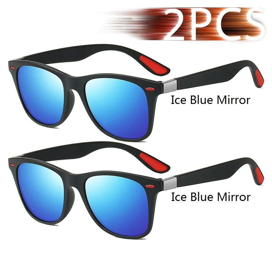 Square Unisex Driving Fishing Sunglasses Men Women Brand Designer Sun Glasses Anti-Glare detail view