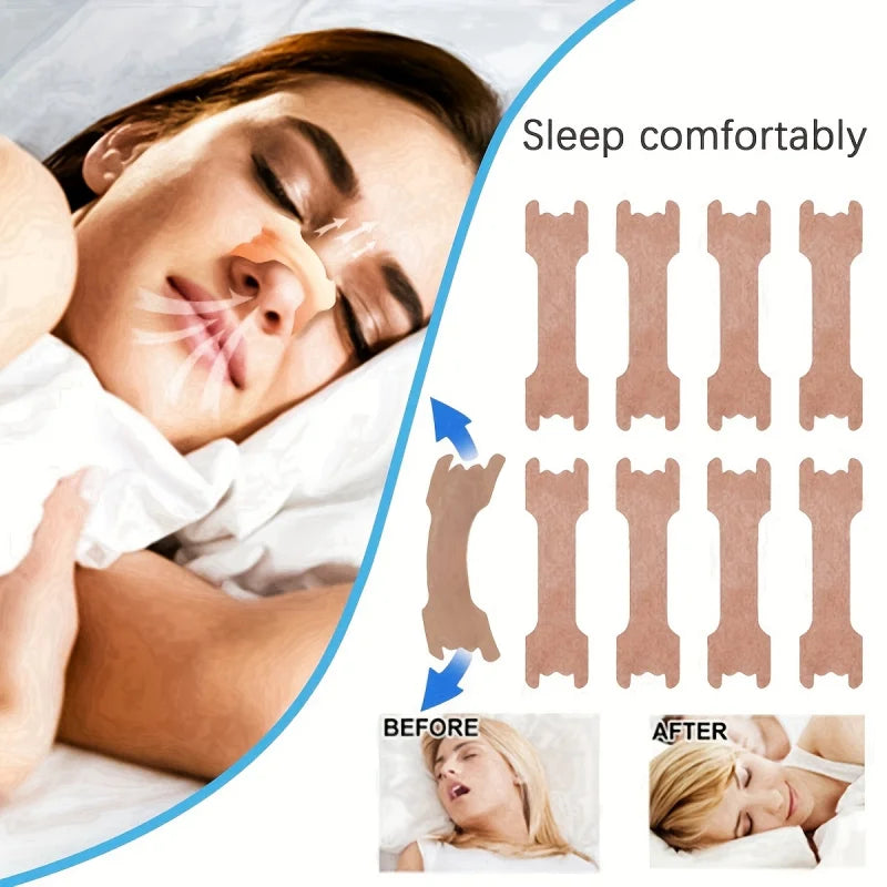 Anti-Snoring Nasal Strips 100 Pack | Breathable Adhesive Nose Strips for Snoring Reli alternate view