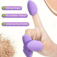 14PCS Makeup Sponge Set | Foundation Blender & Powder Puff Kit close-up view