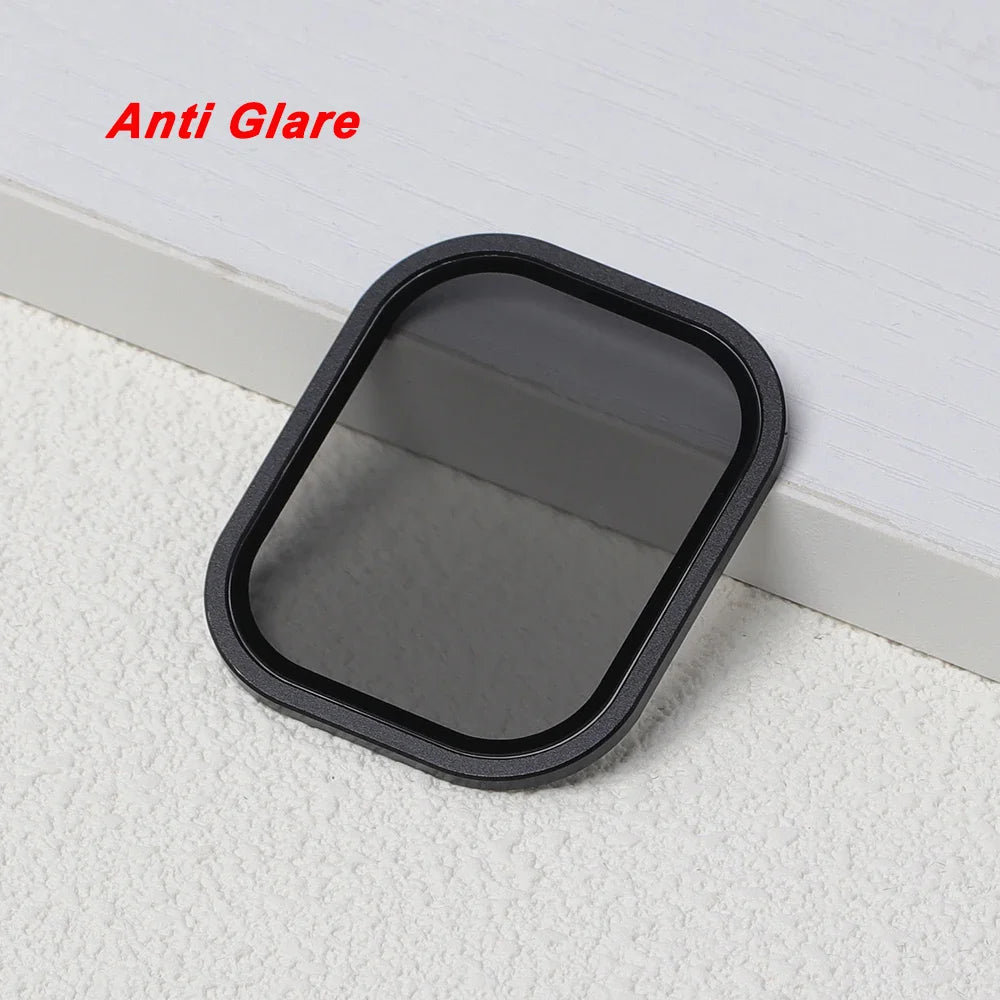 Tempered Glass For Apple Watch band ultra 49mm Screen Protector Anti-Scratch Glare HD Full Film Metal Bumper iWatch Ultra 49mm