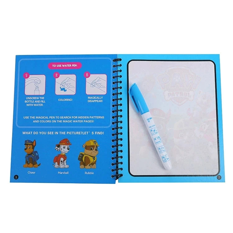 Paw Patrol Water Painting Book | Mess-Free Toddler Art Toy alternate view