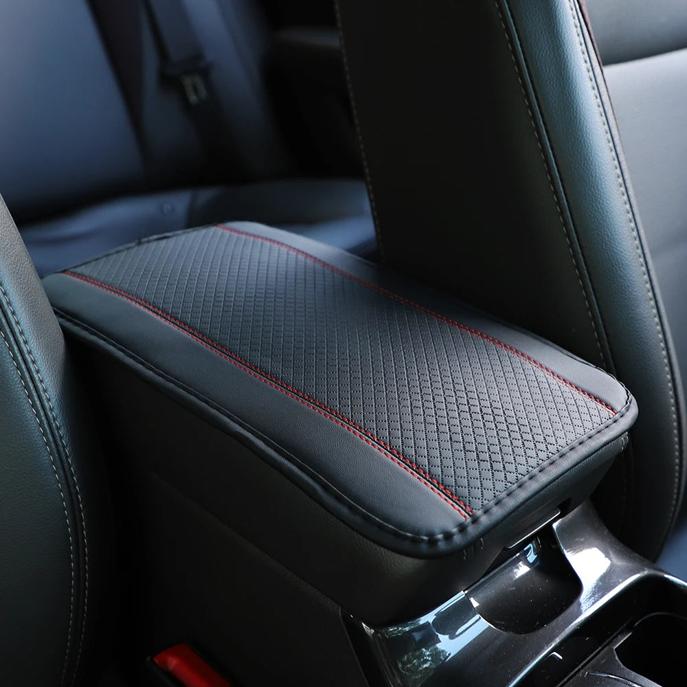 Car Armrest Pad Center Console Pad Artificial Leather additional angle