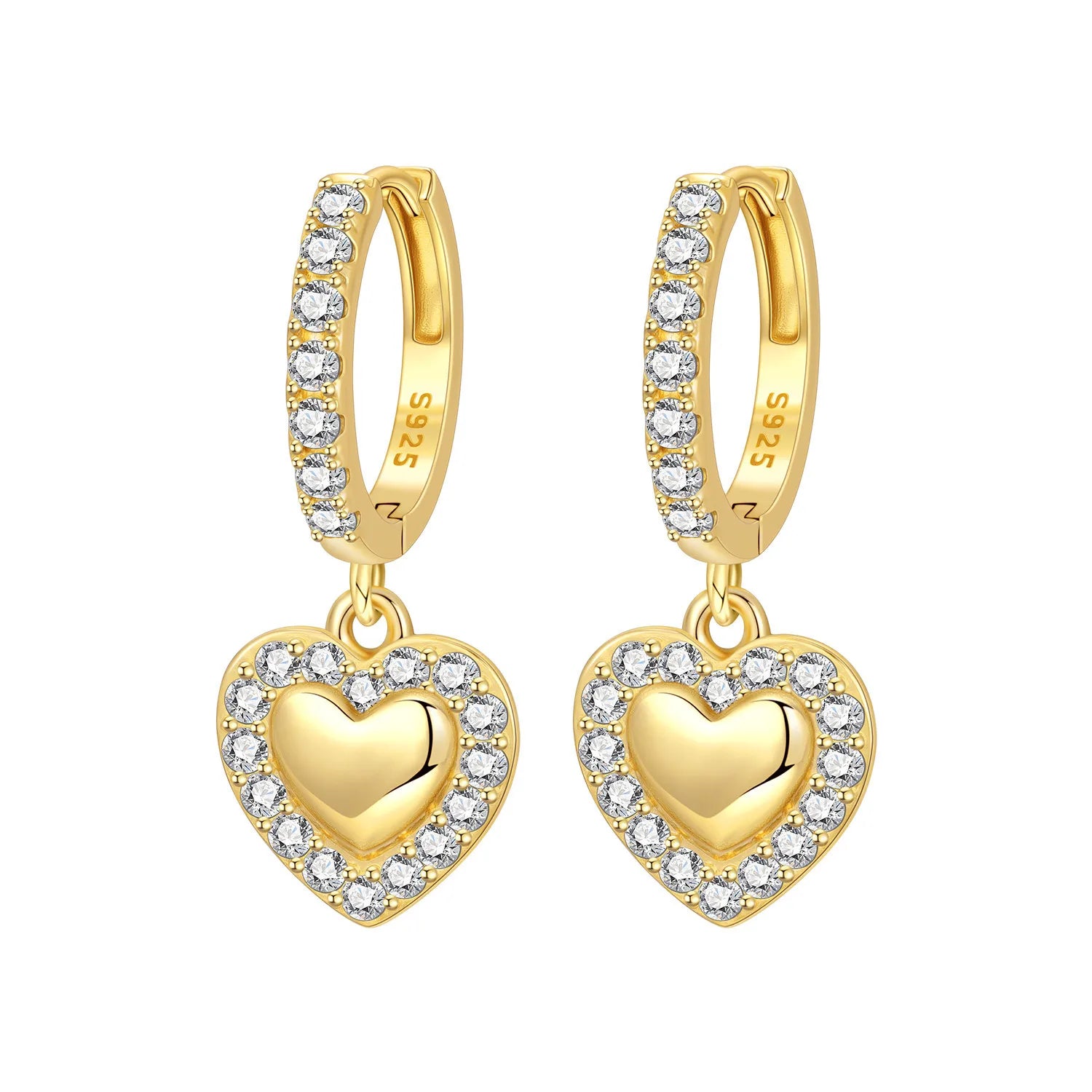 Orstarry S925 Sterling Silver 18k Gold Modern Square Earrings Hoop Earrings For Women Je detail view