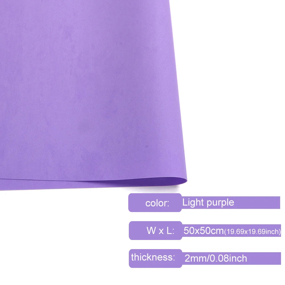 Colorful EVA Foam Sheets 2mm | 50x50cm Craft Foam Paper for DIY Projects close-up view