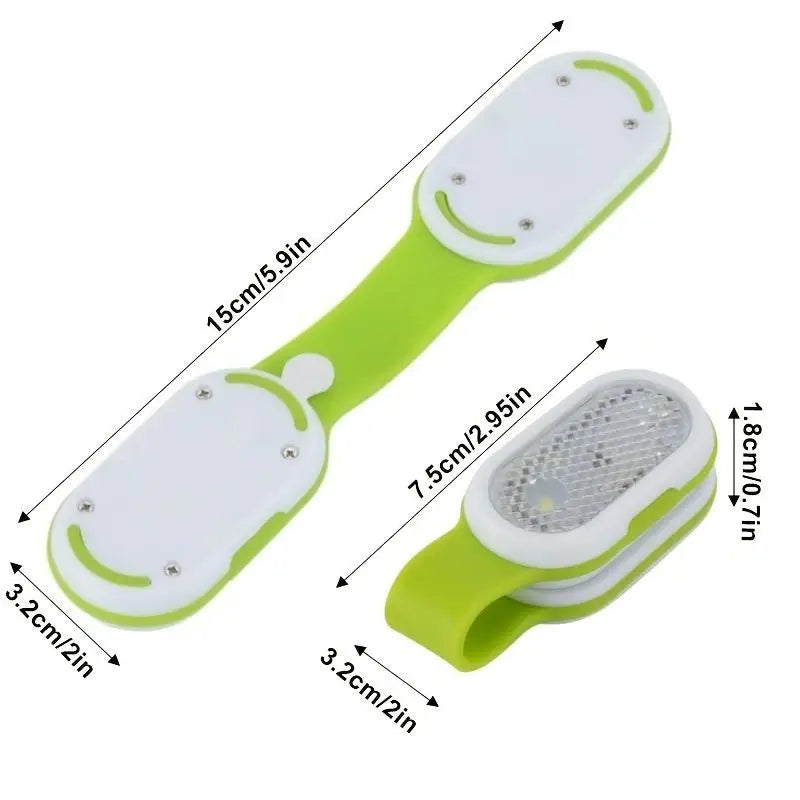 1pc Outdoor Portable LED Collar Clip Lamp | Hands-Free Mini Night Light for Running additional angle