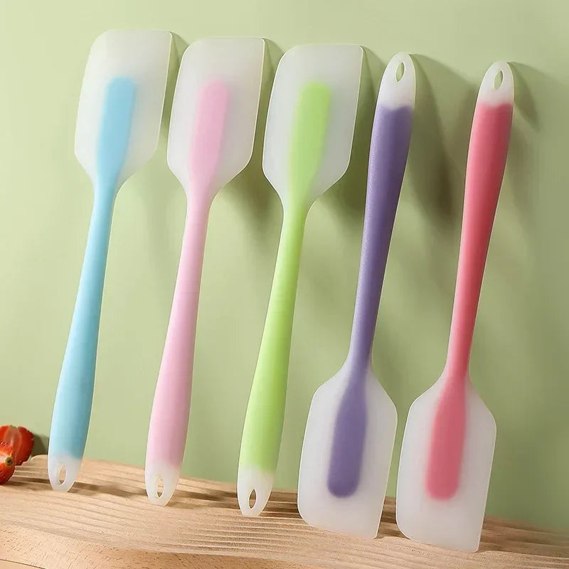 Silicone Spatula Set Heat Resistant Baking Scraper | Translucent Kitchen Utensils alternate view