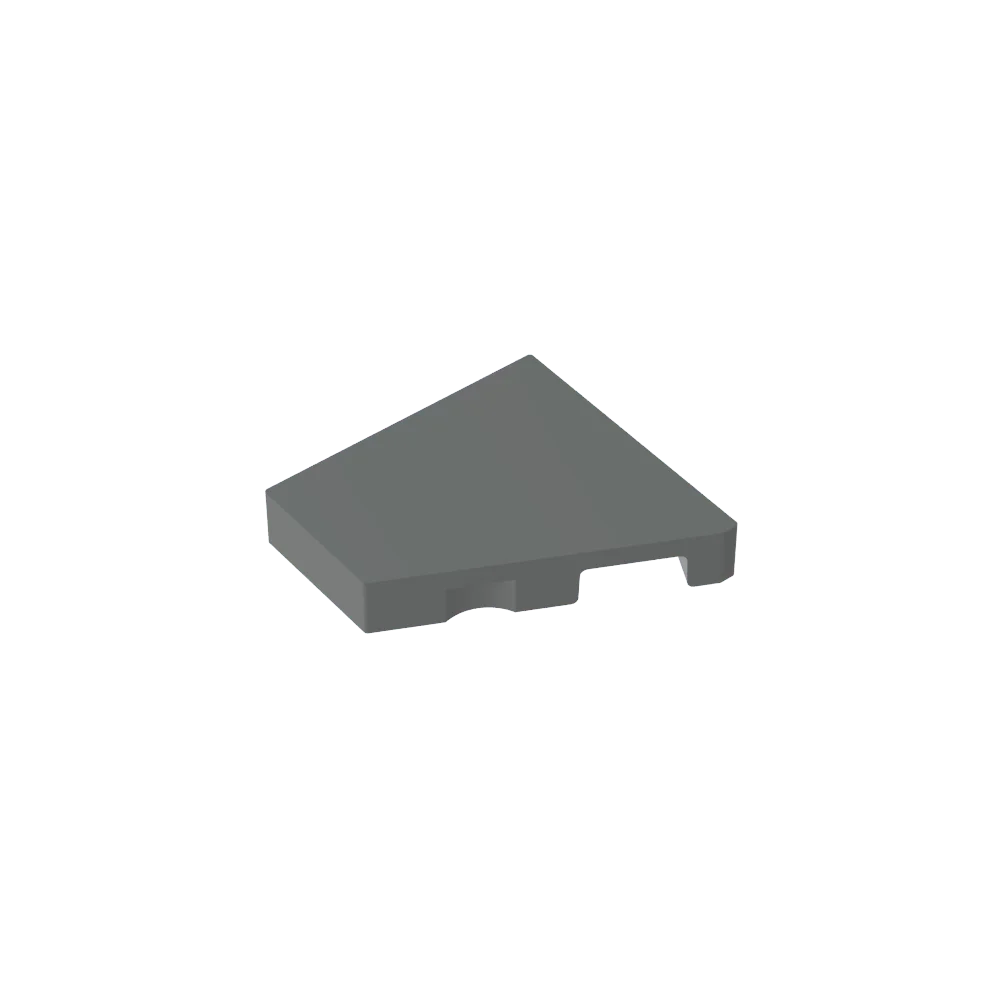 Gobricks GDS-2231 Tile Special 2 x 2 Pentagonal (Right) | Compatible Building Block for detail view