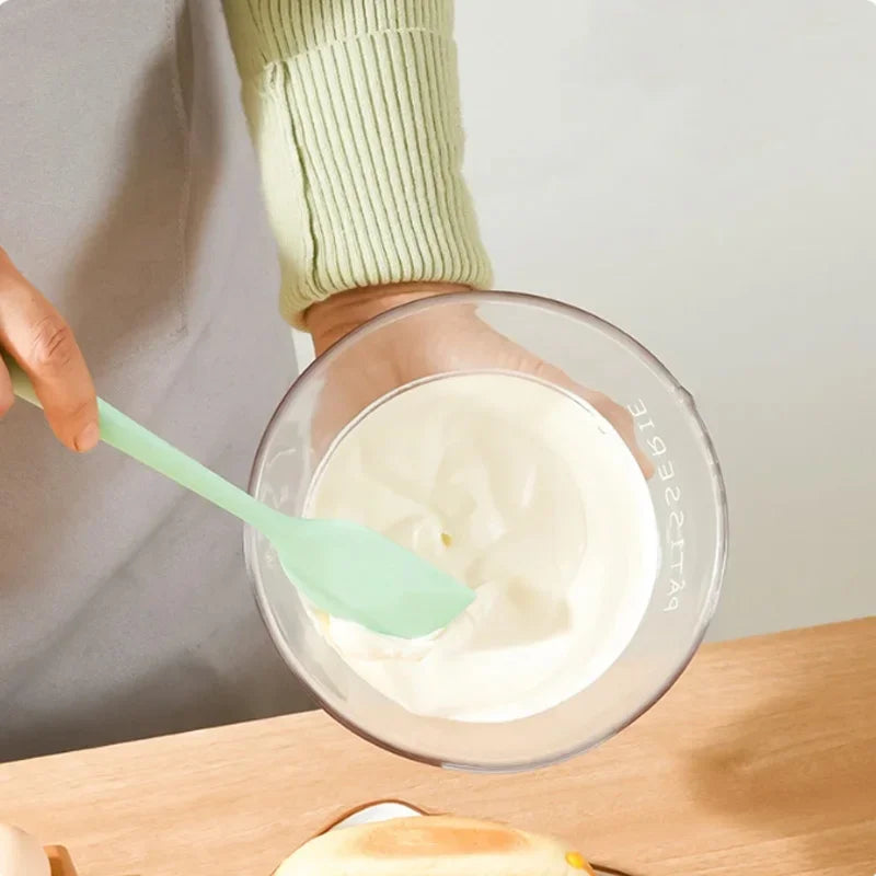 Silicone Cream Spatula | Non-Stick Heat-Resistant Kitchen Baking Tool lifestyle view