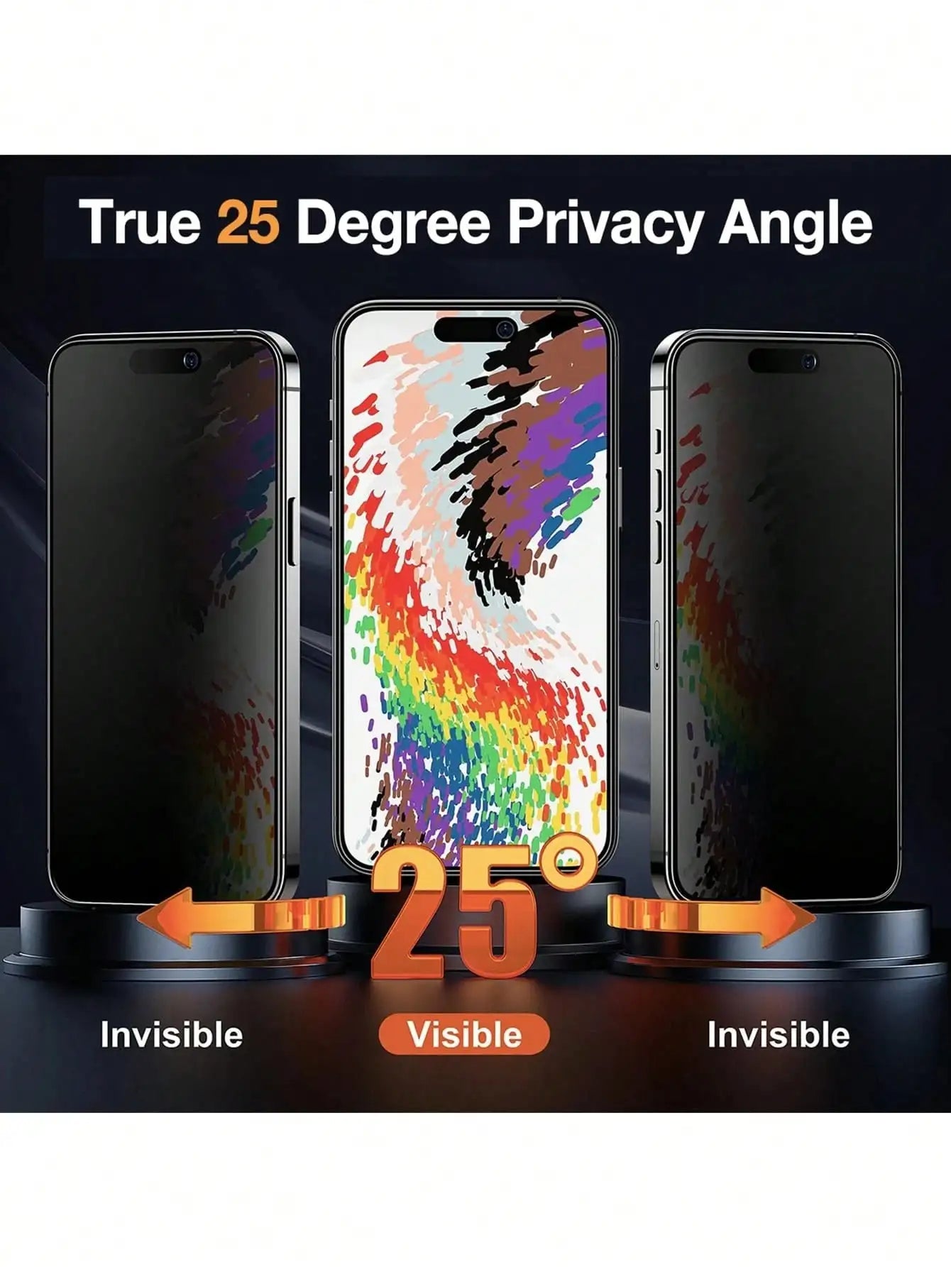 3 Pcs Matte Anti-Peeping Screen Protector Compatible With IPhone 17 Pro Max/17 Pro/17 Air/17/16 Pro Max/16 Pro/16