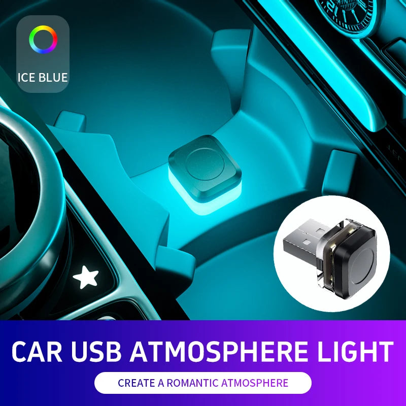 Car Mini USB LED Ambient Light | Portable Decorative Atmosphere Lamp alternate view