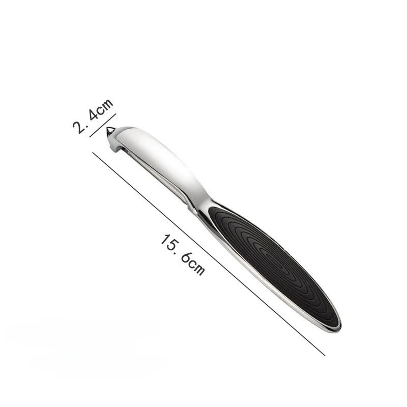 Stainless Steel Vegetable Peeler Potato Peeler Multifunctional Carrot Grater Fruit Too close-up view