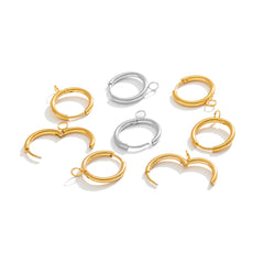 Stainless Steel Gold Color Earrings Hooks Set | DIY Jewelry Making Supplies