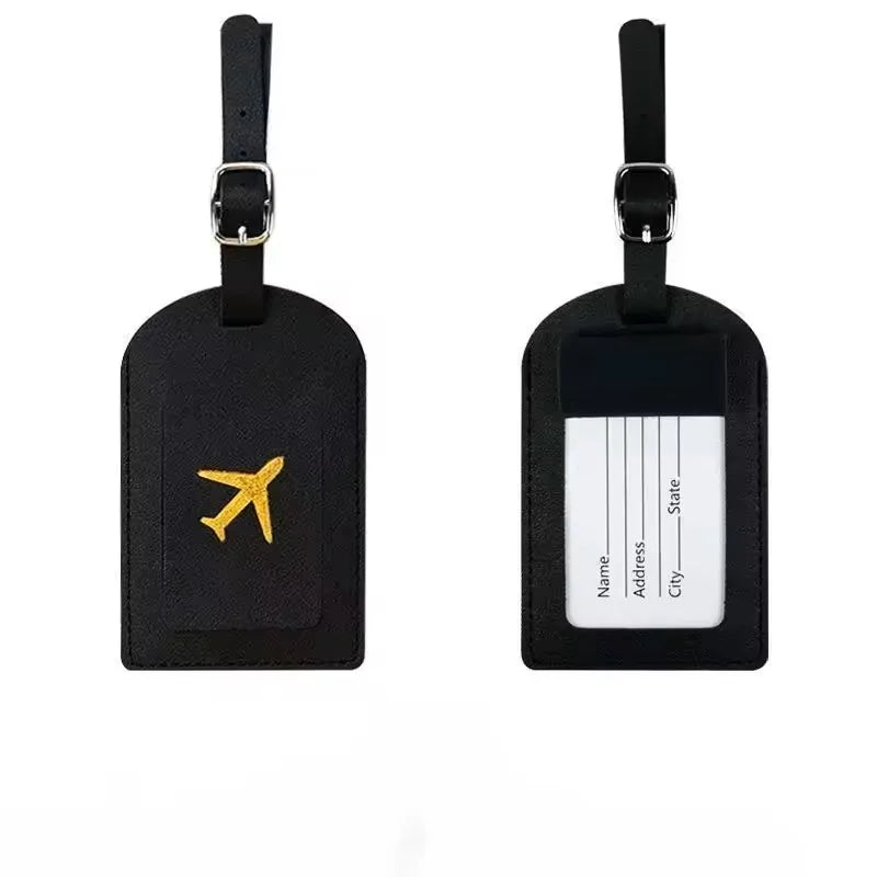 Label Luggage Boarding Case Label Name Address Clip Travel detail view