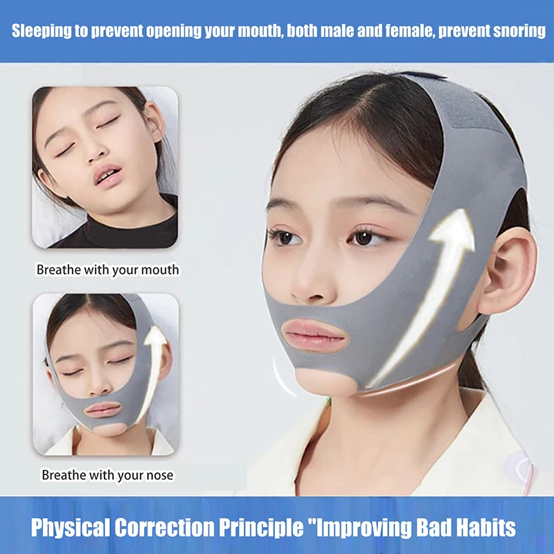 Children Sleeping Mouth Tape | Anti Mouth Breathing Correction Strap for Kids close-up view