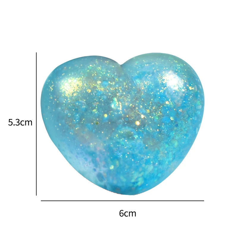 Maltose Cute Colorful Aurora Love Squeezing and Venting Toy Slow Rebound Stress Relie lifestyle view