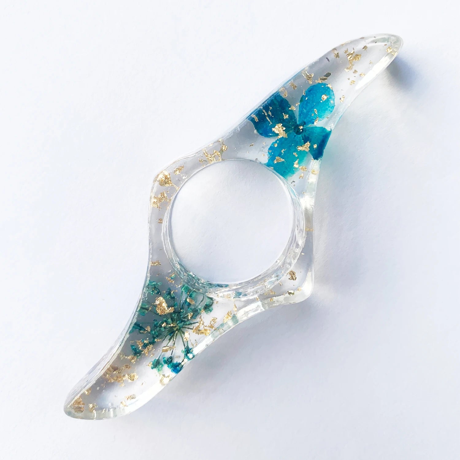 Finger Ring Bookmark, Resin Bookmark, Book Stand, Creative Thumb Bookshelf, Thumb P additional angle