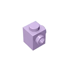 Gobricks GDS-1046 Modified Brick 1 x 1 with Studs on 2 Sides | Building Block for D additional angle