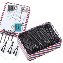 60/120pcs Black Hairpins for Women Hair Clip Lady Bobby Pins Invisible Wave Curly Bri alternate view