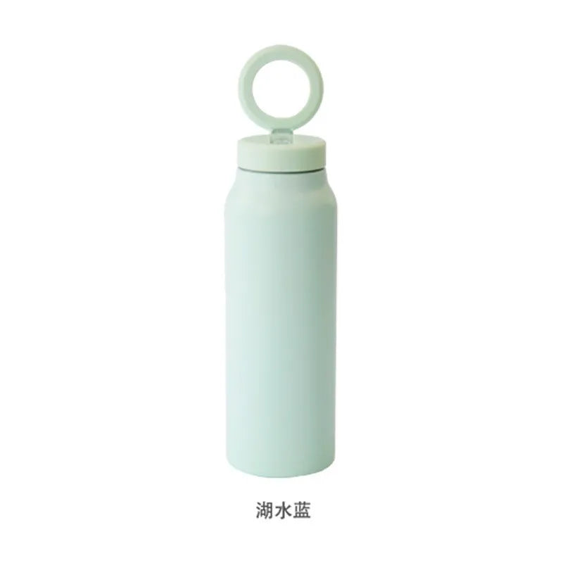 Painted Sports Thermos Steel Double Wall 24oz/700ml Water Vacuum Flask Water Bottle M alternate view
