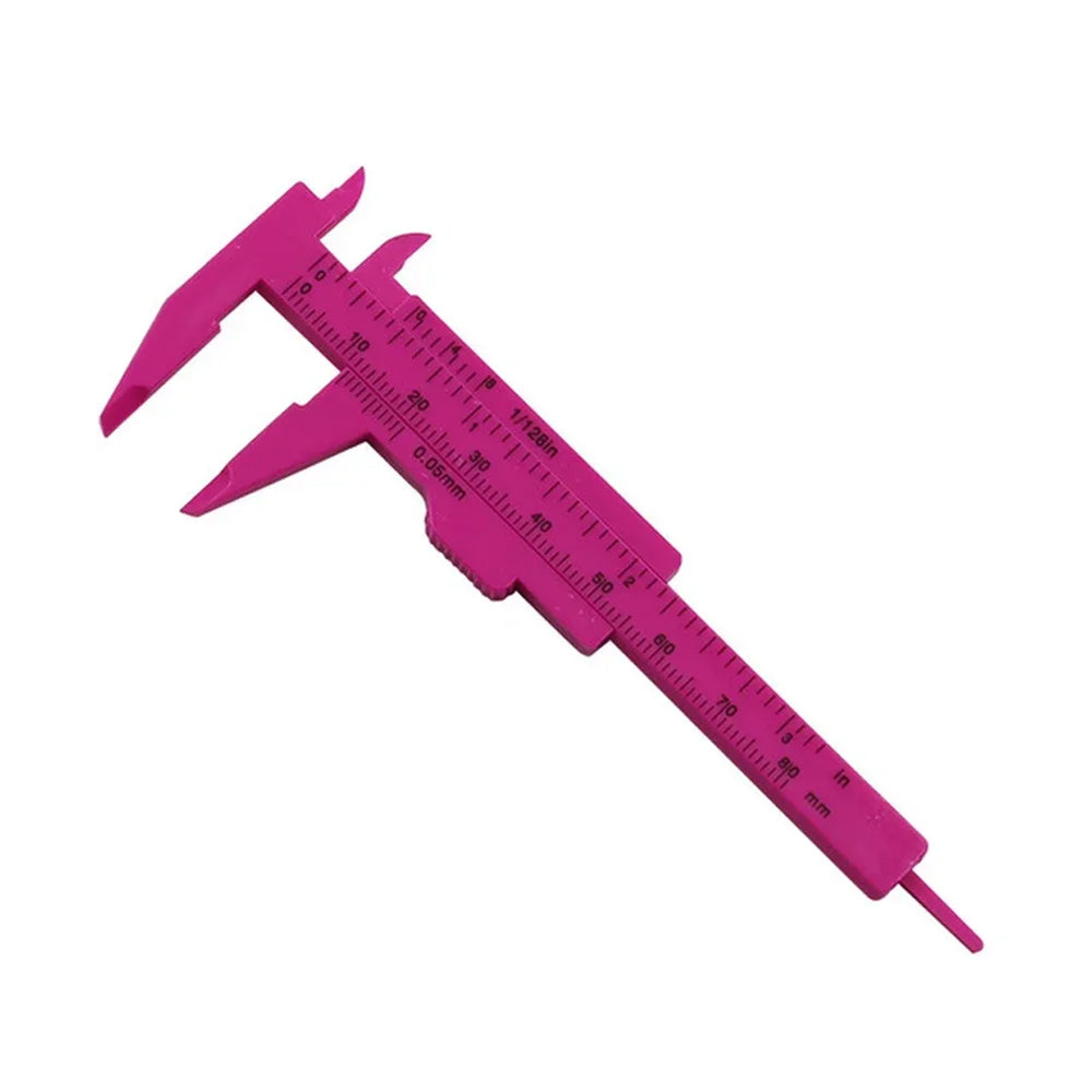 Student Plastic Vernier Caliper 0-80mm | Precision Measuring Tool for Students and additional angle