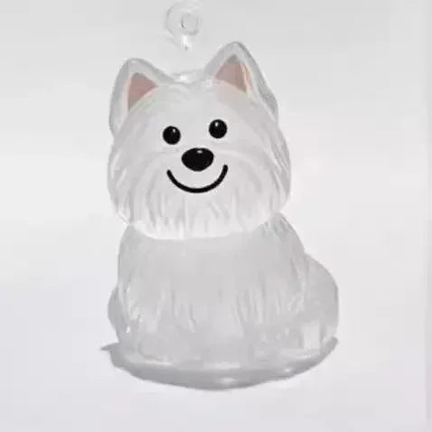 Creative Dog Hair Storage Keychain Transparent Dog\Cat Shape Memorial Pendant Handmad alternate view