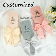 1pc Customized Personalized Hair Brush Engraved Name Scalp Massage Airbag Hairbrush Hairdressing Com