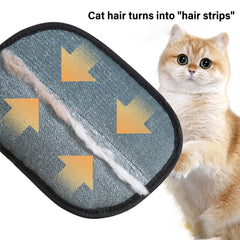 Pet Grooming Gloves Static Dedusting Brush Pet Hair Remover Brush Removing Dog Cat Hair detail view