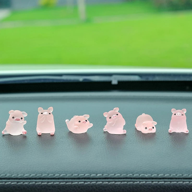 Mini Chickens Car Rearview Mirror Decor detail view