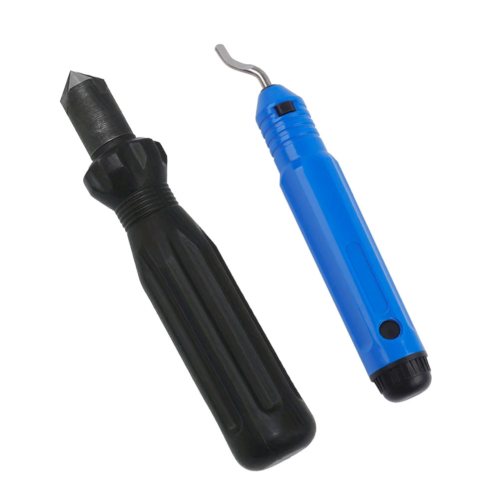 Short Length Hand Reamer and Countersink Set | Deburring and Trimming Tool for Carpen alternate view