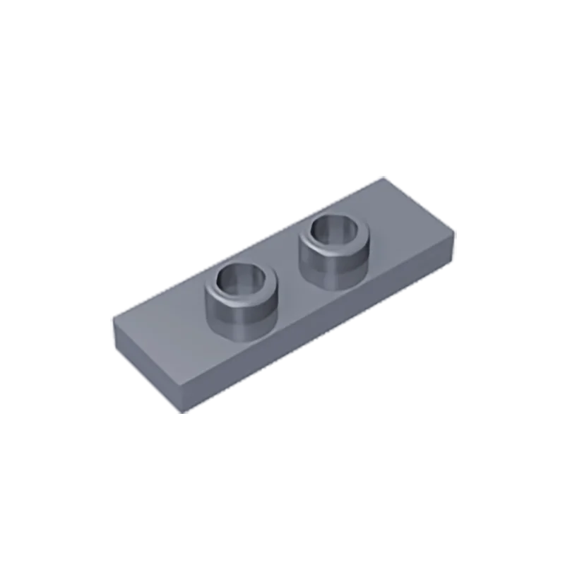Gobricks GDS-1504 Plate, Modified 1 x 3 with 2 Studs (Double Jumper) | Compatible Bui lifestyle view