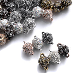Heart Round Magnetic Clasps Set | DIY Jewelry Connector Charms alternate view