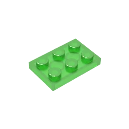 Gobricks GDS-510 Plate 2 x 3 | Compatible Building Block for DIY Projects additional angle