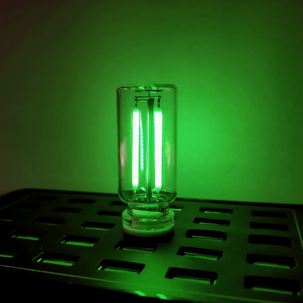 Touch Dimmable USB Night Light | Portable LED Filament Lamp for Car and Bedroom close-up view