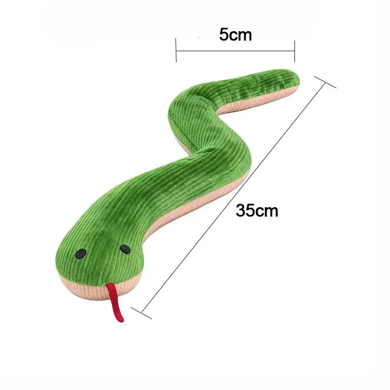 16.5 Inches Dog Toy Snake Interactive Toy Kitten Kick Toy Interactive Pet Toy for I additional angle