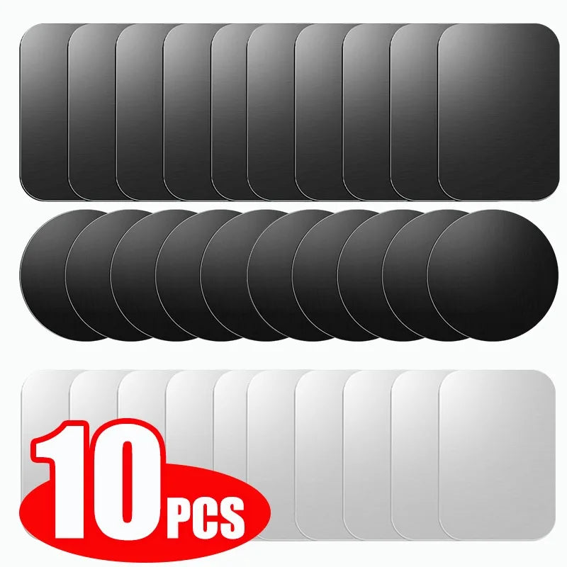 1/2/5/10pcs Magnetic Metal Plate Disk Car Phone Holder Stickers Magnetic Patch Sticker for Tablet Mo