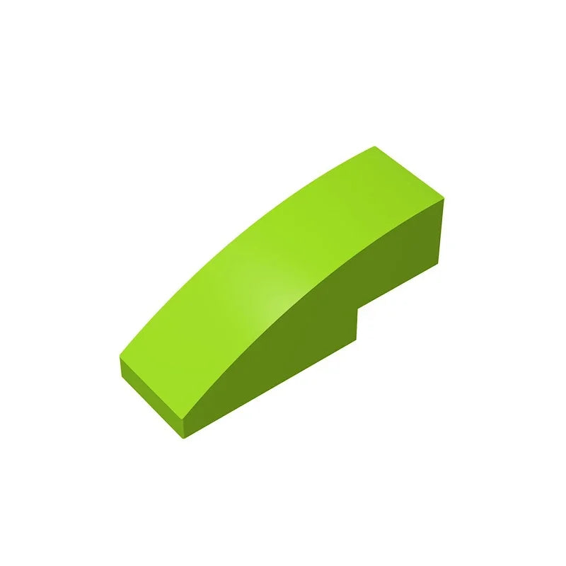Gobricks GDS-657 Dachstein, gebogen 3 x 1 | Kompatibler Baustein für kreatives Bauen