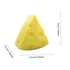 Cheese Squishy Toy | Soft Slow Rebound Stress Relief Fidget Toy for Adults detail view