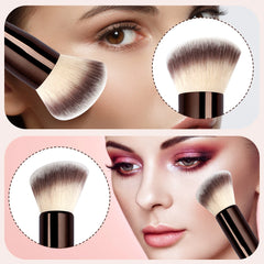 MAANGE Double Ended Foundation Brush | Contour and Blush Makeup Brush detail view
