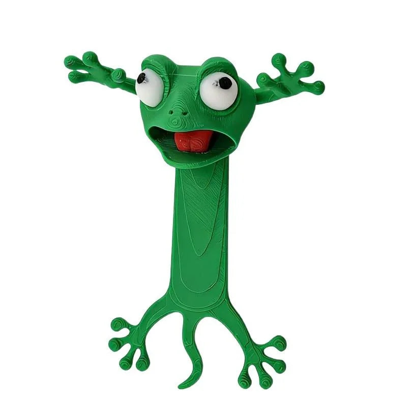 3D Printed 3D Flattened Frog Bookmarks, Office Supplies, Book Accessories,Stationery Boo detail view