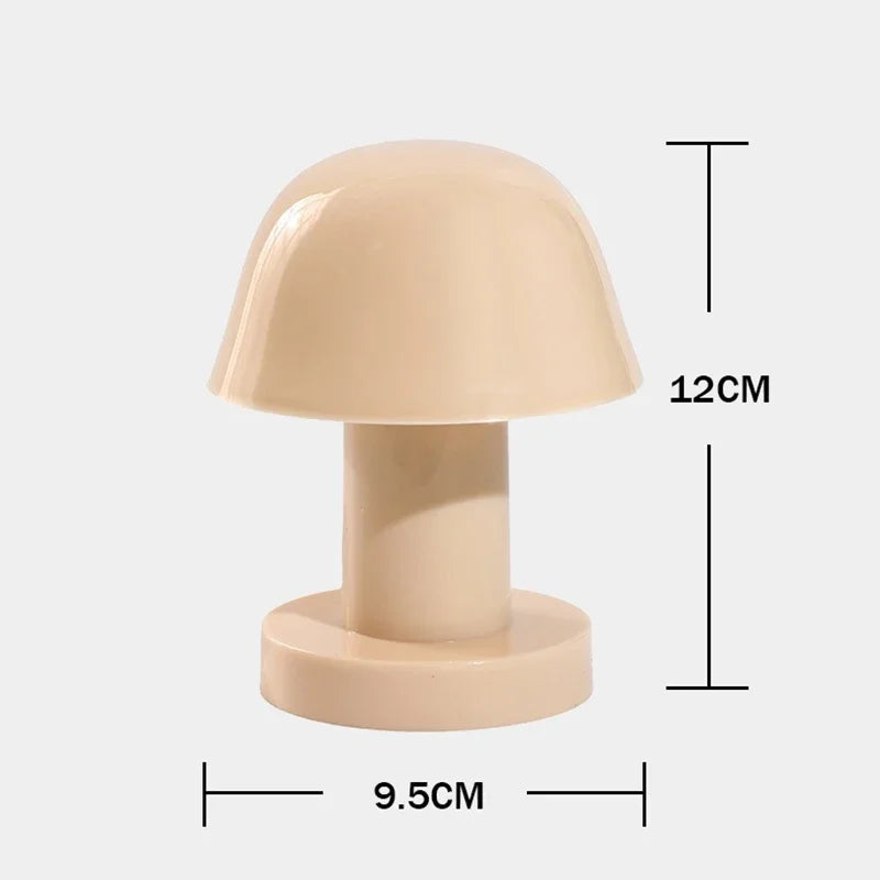 Mini Creative Mushroom LED Night Light | Battery Powered Portable Desktop Sunset Lamp alternate view