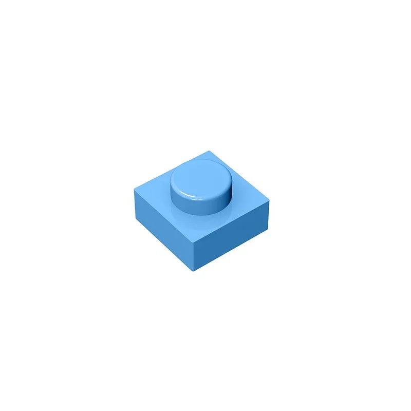 Gobricks GDS-501 Plate 1 x 1 | Compatible Building Block for Creative Builds additional angle