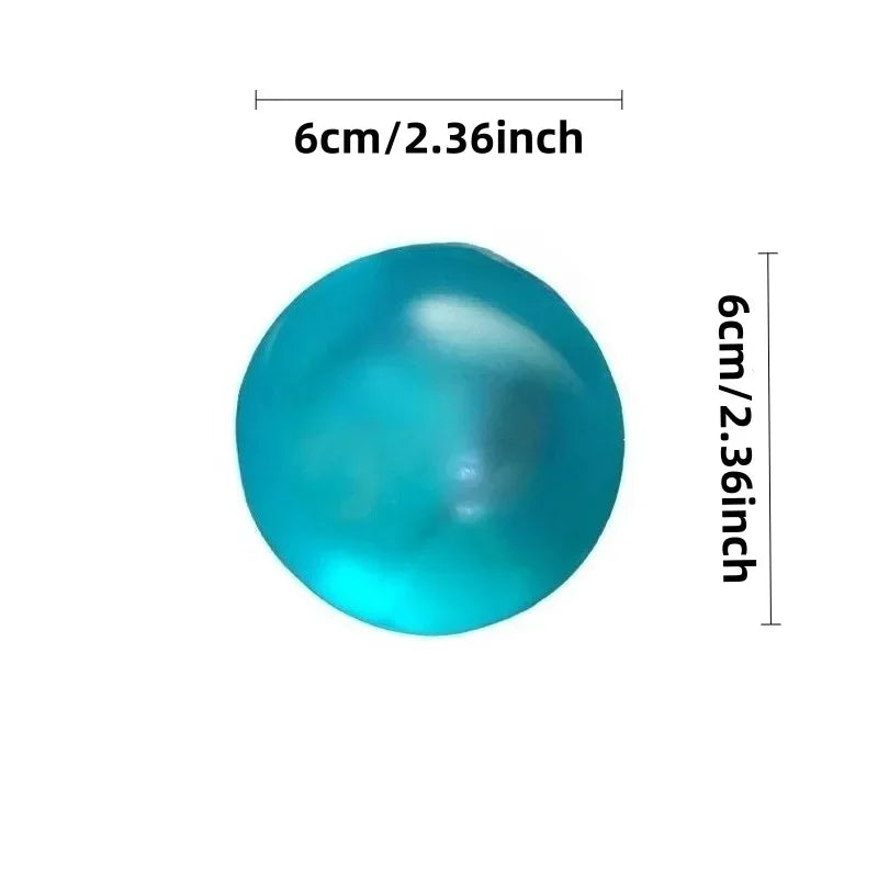 Handmade Coconut Oil Squishy Ball Slow Rising Fidget Stress Ball Clear Jelly Sensory lifestyle view