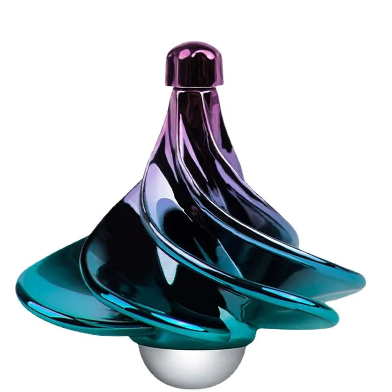 Wind Up Desktop Toy | Rotating Kinetic Spinner Fidget Stress Relief Gift alternate view
