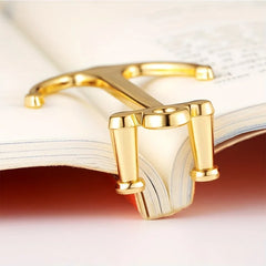 1 Piece Stylish Anchor Metal Bookmark - Durable Reader Page Holder, Perfect Gift or Office Accessory